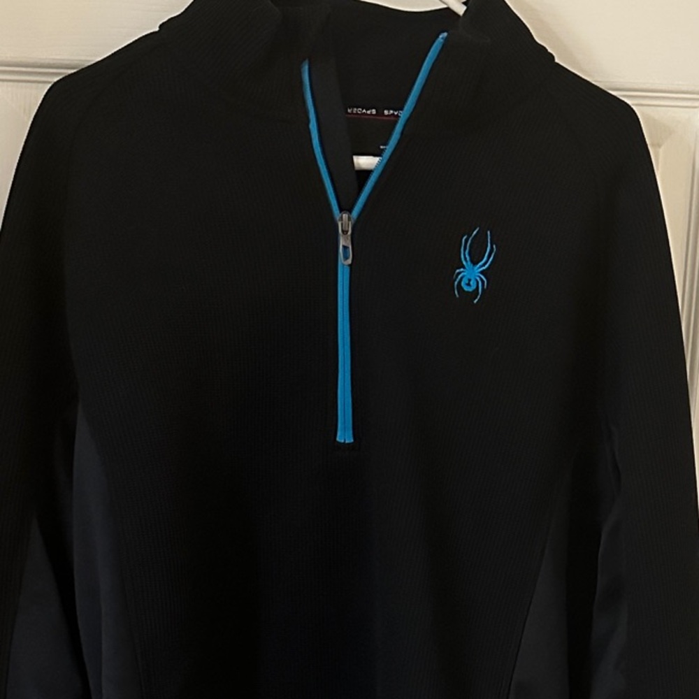 Spyder Black and Blue Lightweight Jacket